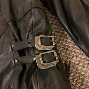 Harley-Davidson Black Leather Jacket with Iconic Patch